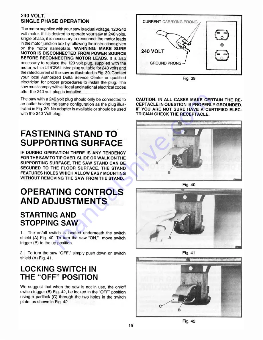 Delta 34-444 Instruction Manual Download Page 15