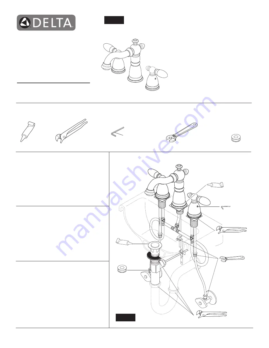 Delta 3555 Series Скачать руководство пользователя страница 1