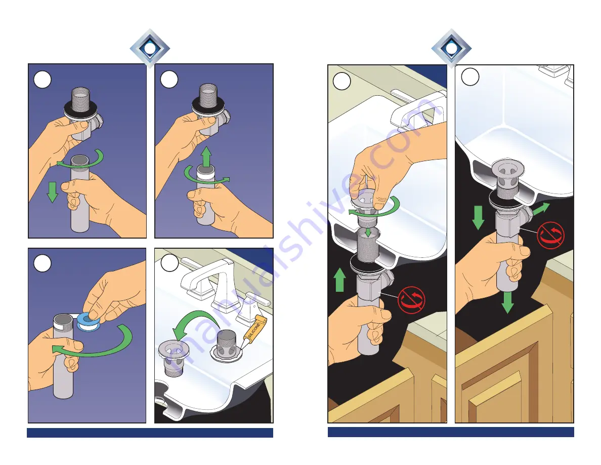 Delta 3564-MPU-DST Ez Anchor Series Quick Start Manual Download Page 13