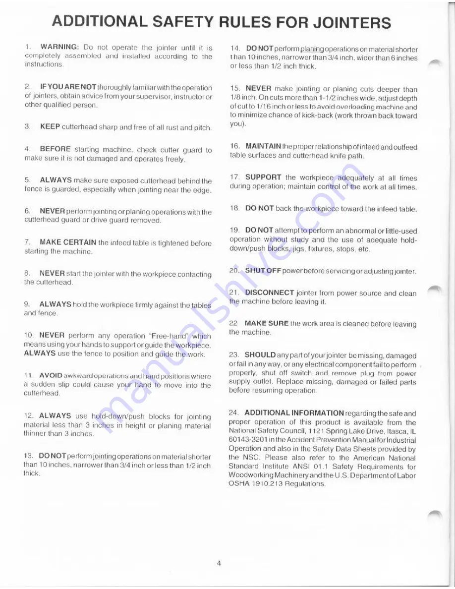 Delta 37-280 Instruction Manual Download Page 4