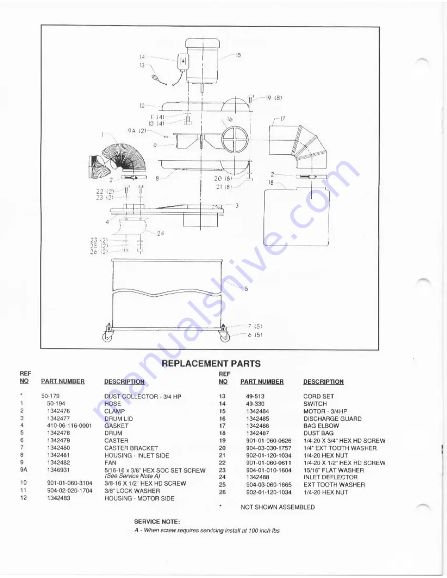 Delta 50-179 Instruction Manual Download Page 8