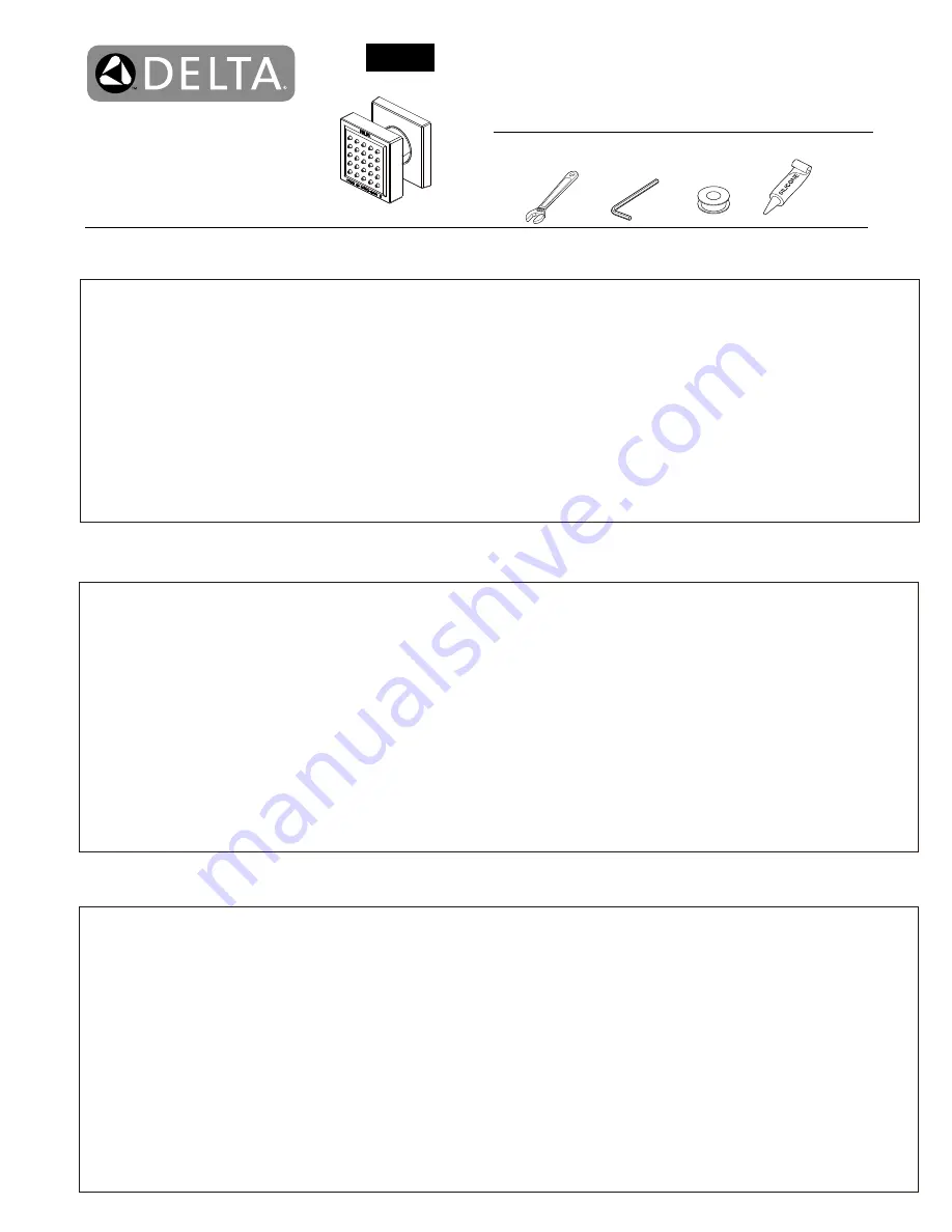 Delta 55530 Series Manual Download Page 1