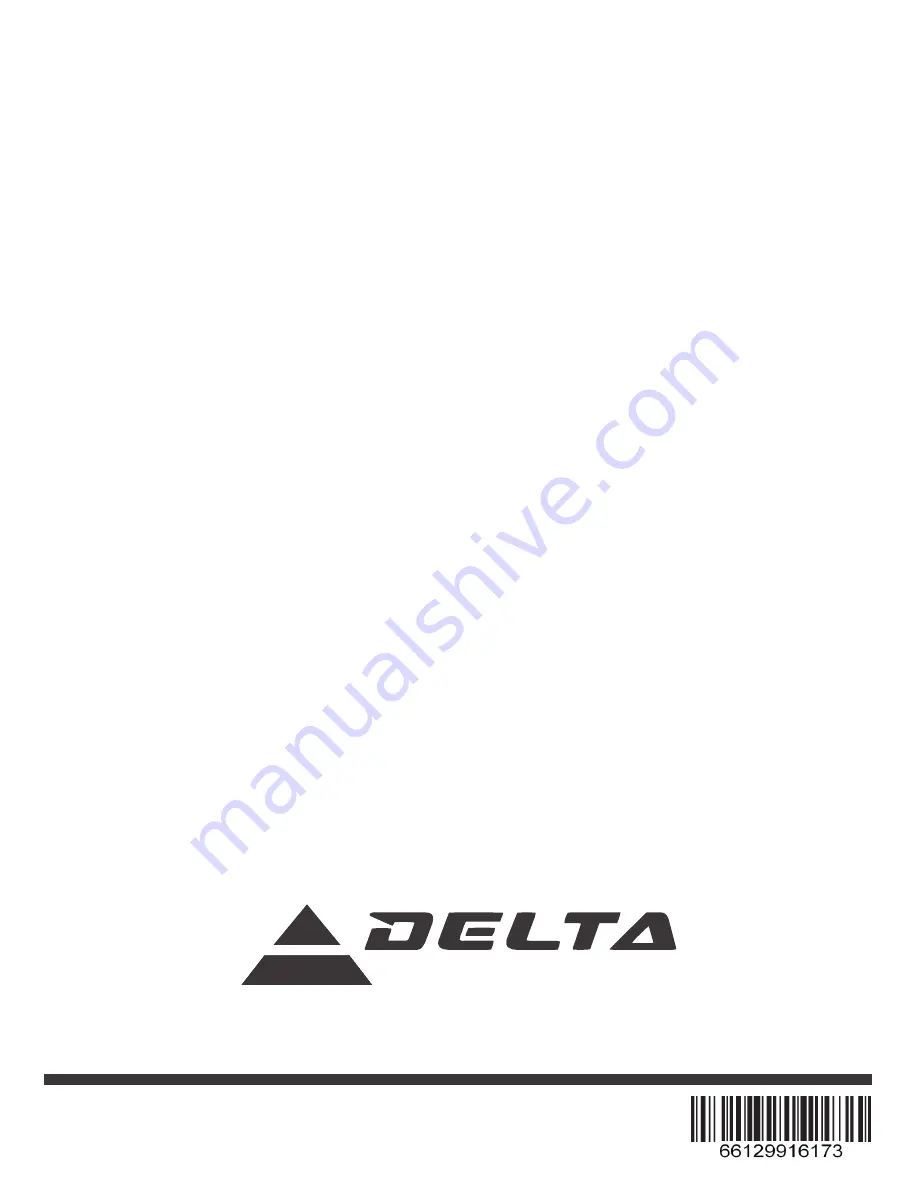 Delta 80UT010J24 Instruction Manual Download Page 21