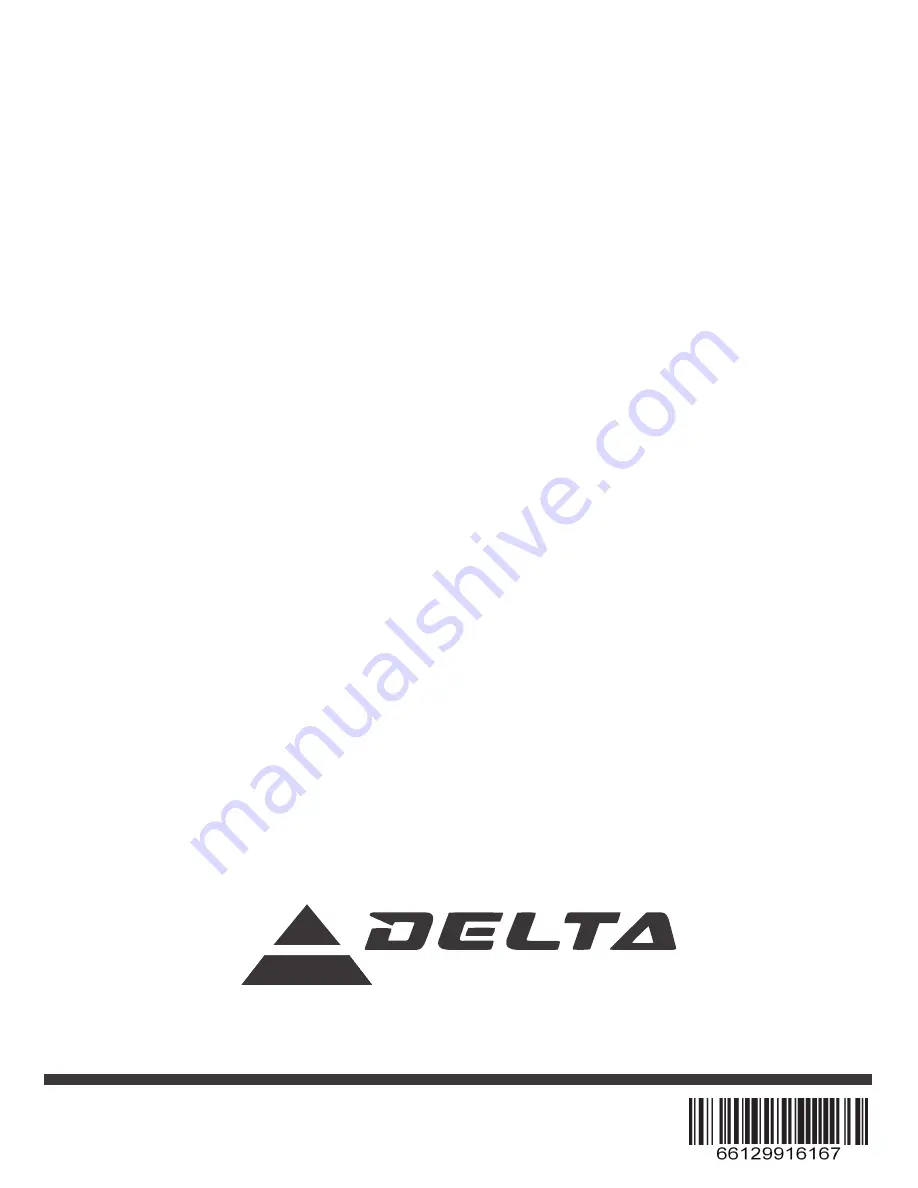 Delta 81HM003J24 Instruction Manual Download Page 32