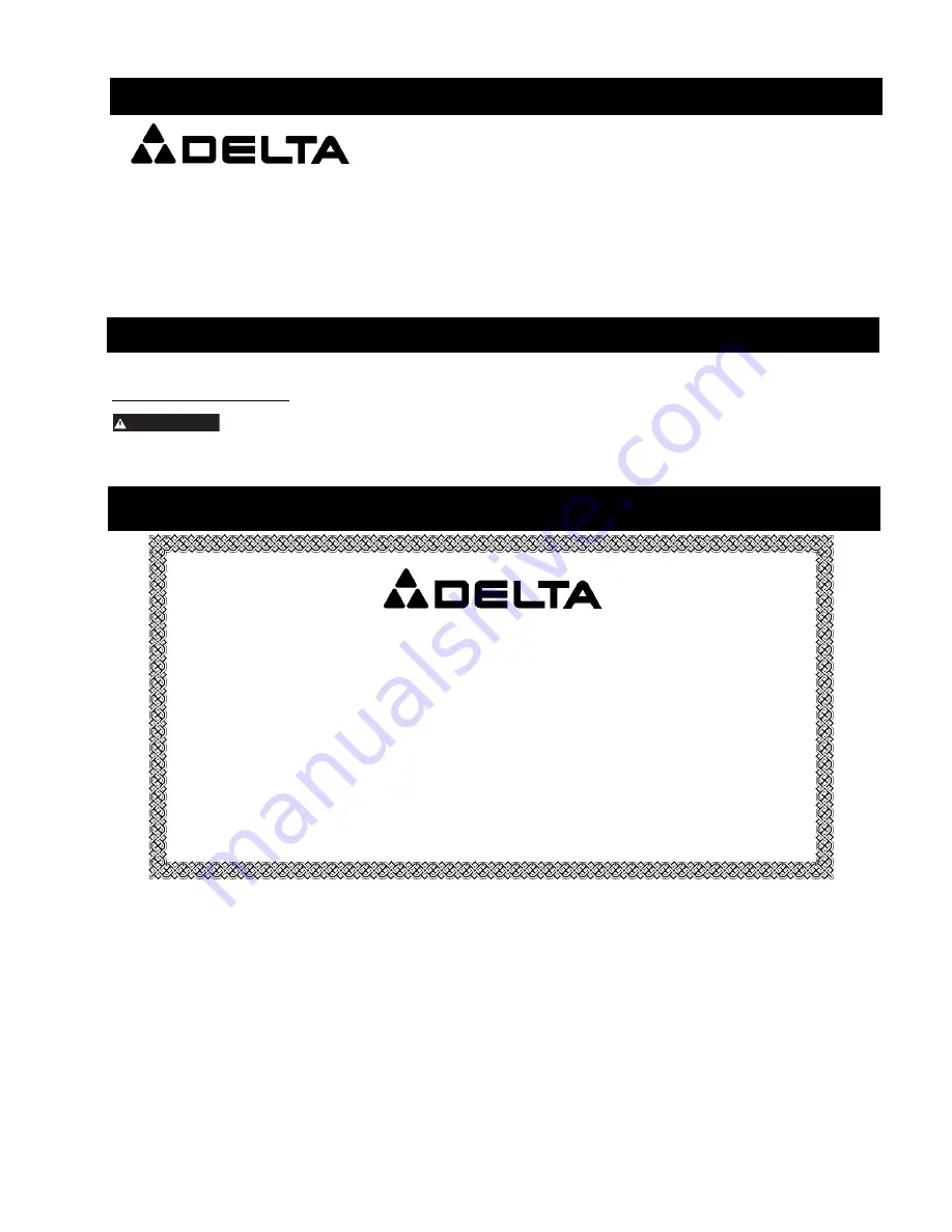 Delta 90513776 Instruction Manual Download Page 51