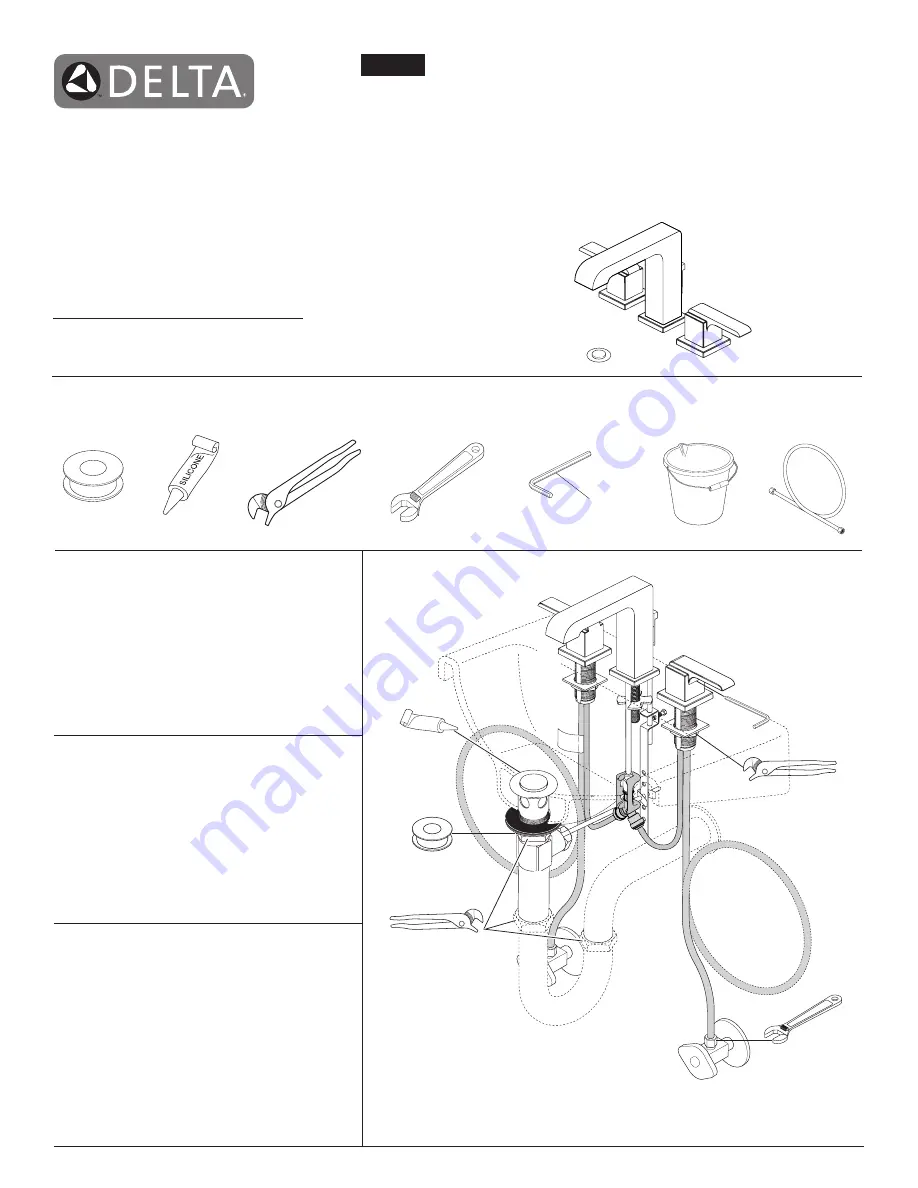 Delta Ara 3567-SSMPU-DST Series Manual Download Page 1