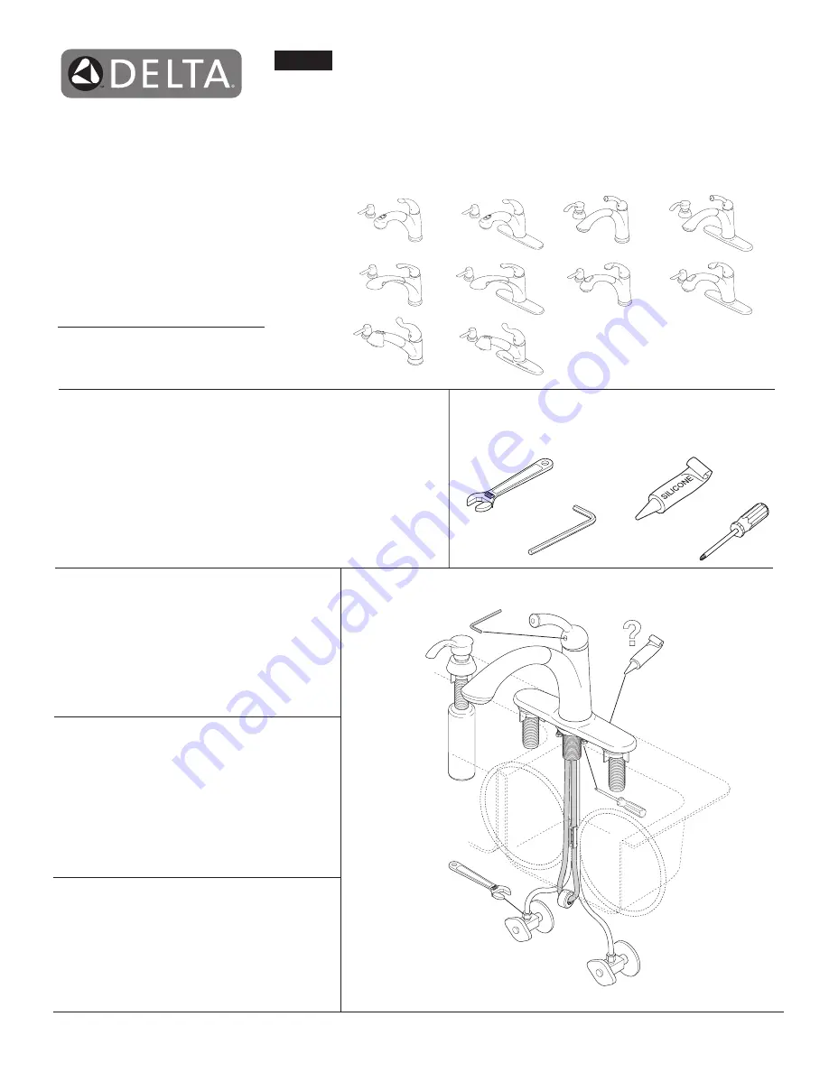 Delta Cicero 468-SD-DST Manual Download Page 1