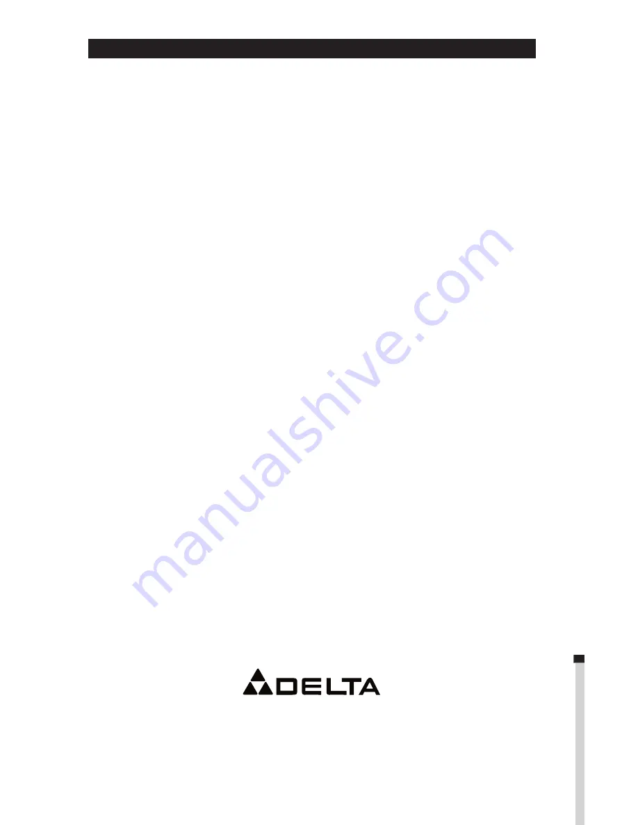 Delta D28650 Instruction Manual Download Page 20