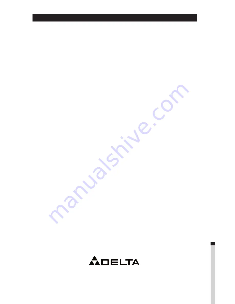 Delta D28650 Instruction Manual Download Page 42