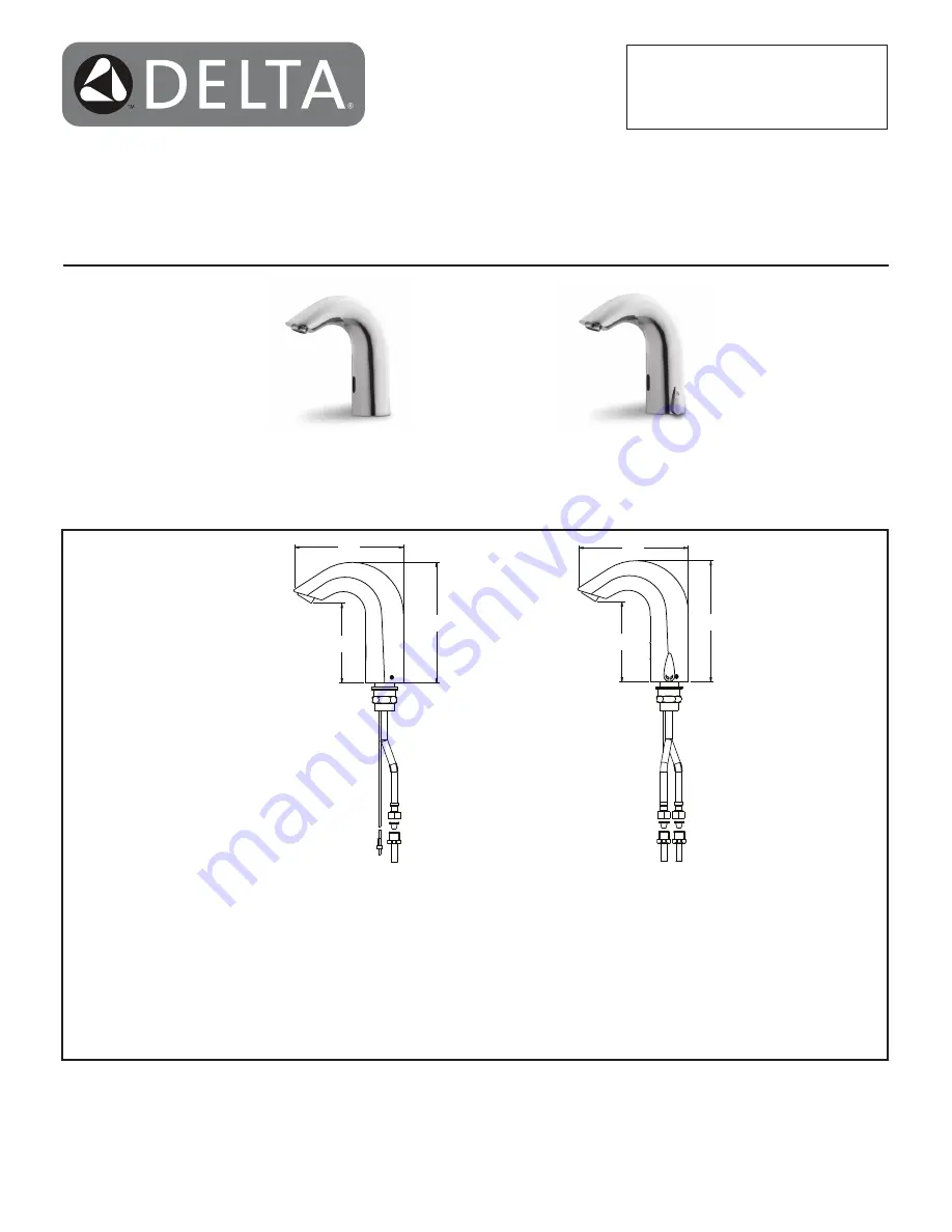 Delta DEMD-101LF Instruction Sheet Download Page 1