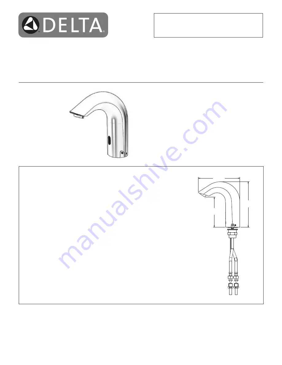 Delta DEMD-112LF Instruction Sheet Download Page 1