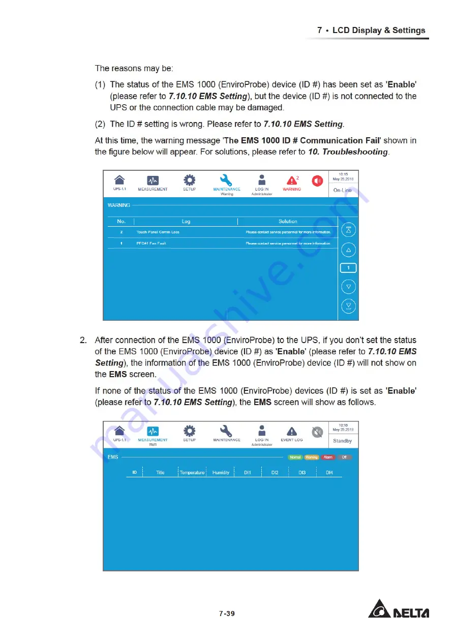 Delta DPH series User Manual Download Page 207