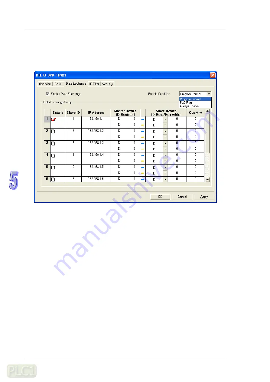 Delta DVP-FEN01 Operation Manual Download Page 36