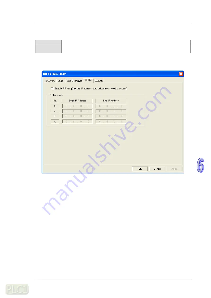 Delta DVP-FEN01 Operation Manual Download Page 55