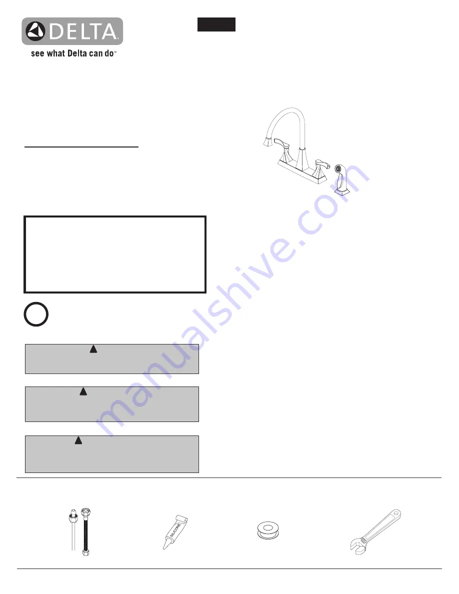 Delta EVERLY 21741LF-SS Manual Download Page 1