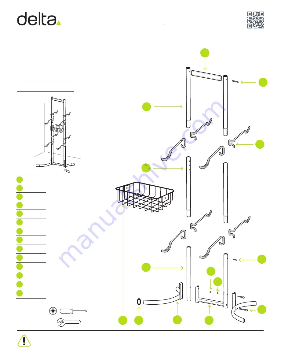 Delta HDRS6801 Assembly Instructions Download Page 1