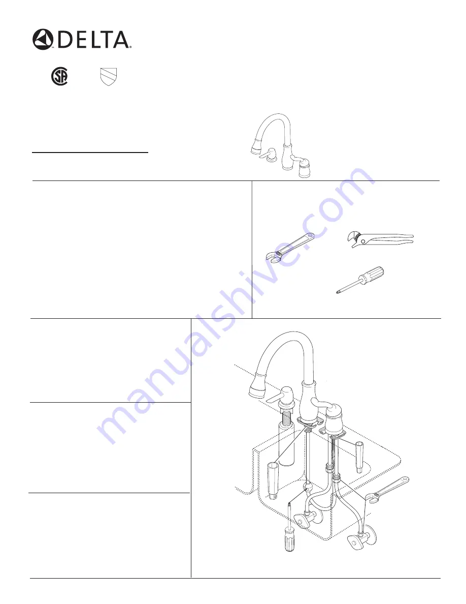 Delta LELAND 978 Manual Download Page 1