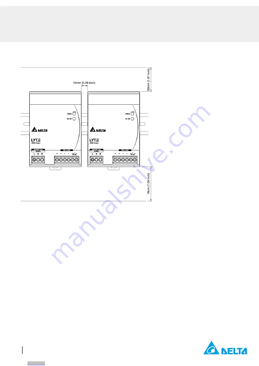 Delta LYTE DRL-24V480W1A Series Technical Data Sheet Download Page 11