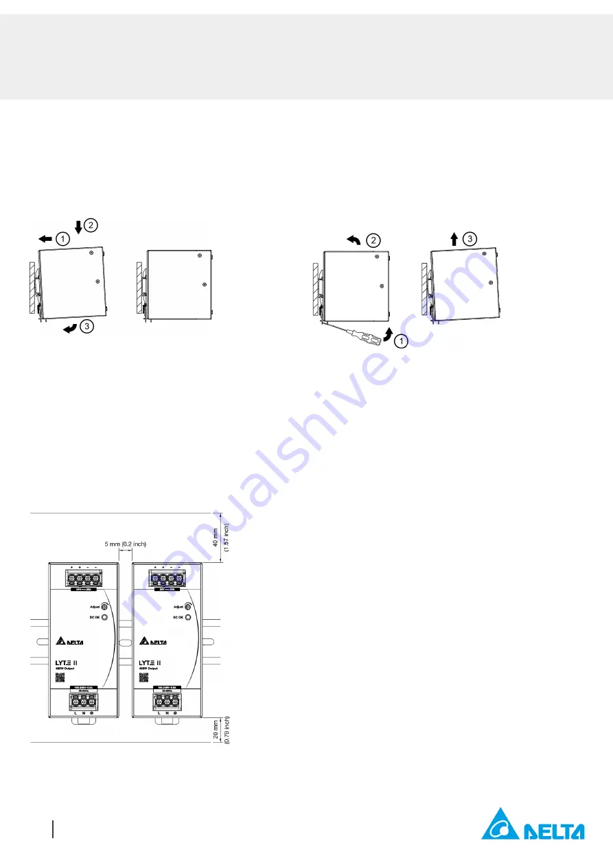 Delta LYTE II DRL-24V480W1EN Manual Download Page 9