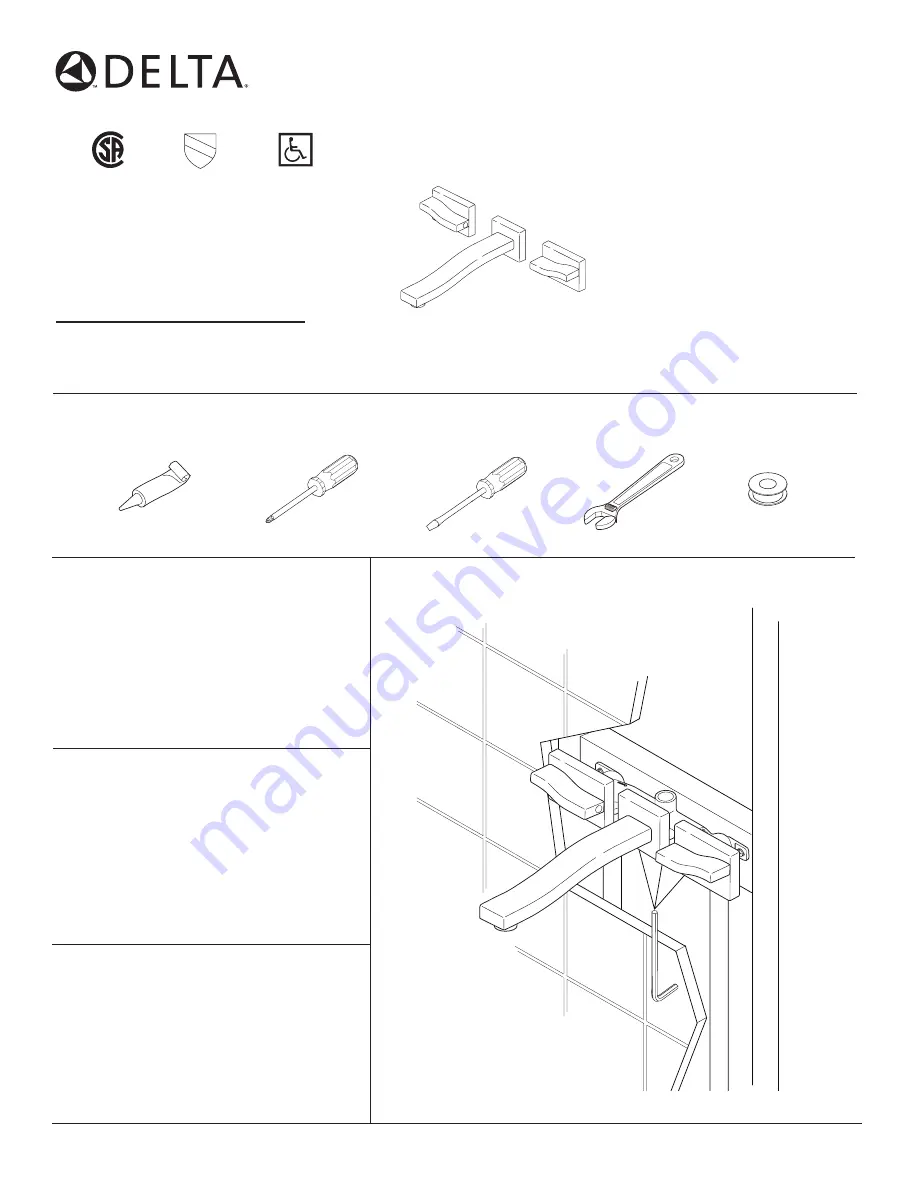 Delta MGM - Mandarin Towers T3090-LPU Скачать руководство пользователя страница 1