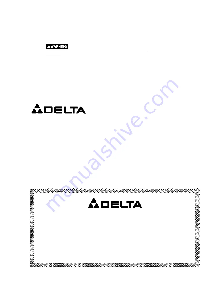 Delta ShopMaster 638517-00 Скачать руководство пользователя страница 17