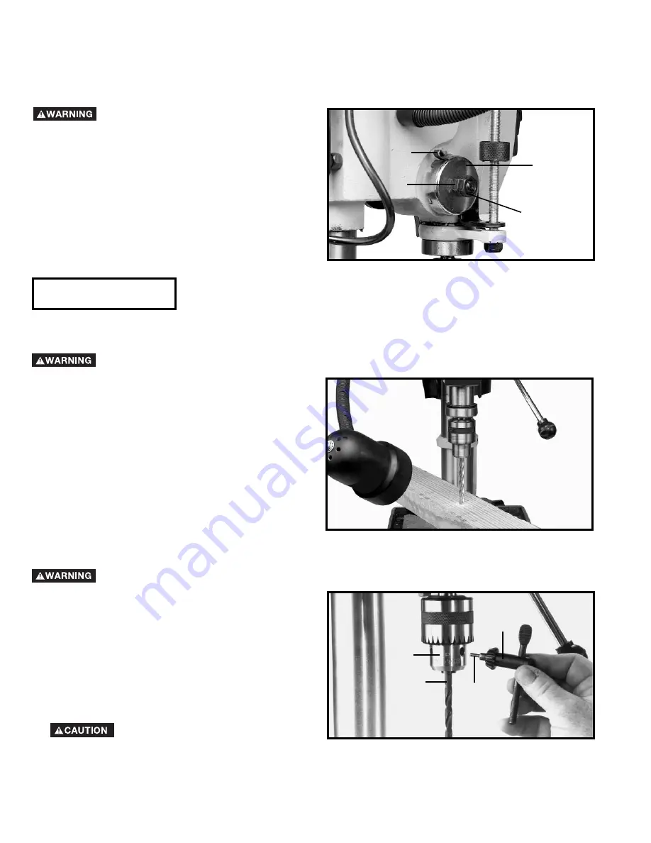 Delta ShopMaster DP350 Instruction Manual Download Page 14