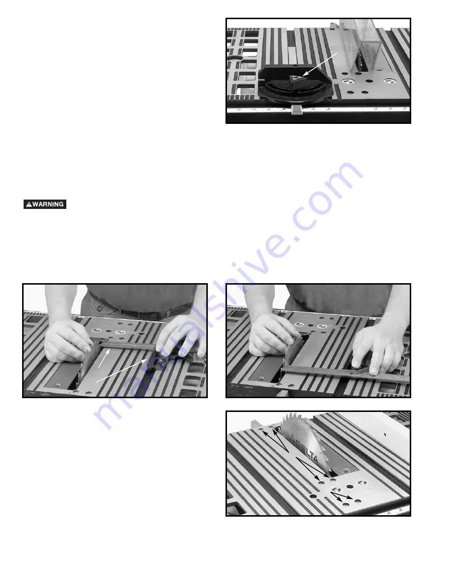 Delta ShopMaster TS200 Instruction Manual Download Page 18