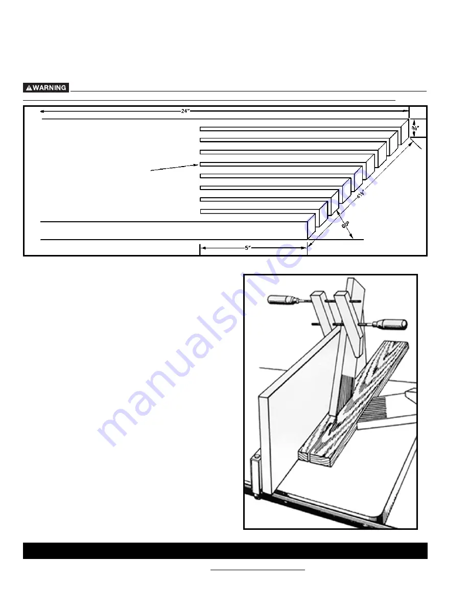 Delta ShopMaster TS200 Instruction Manual Download Page 24