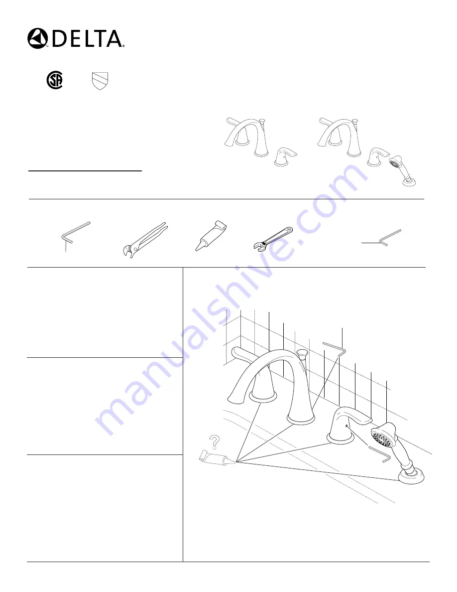 Delta T4738 Manual Download Page 1