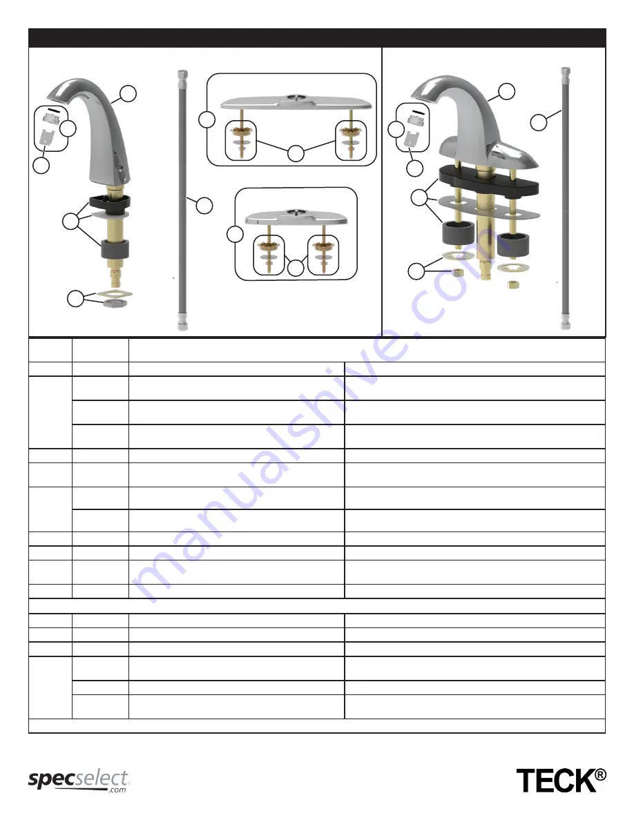 Delta TECK 590TPA Series Скачать руководство пользователя страница 8