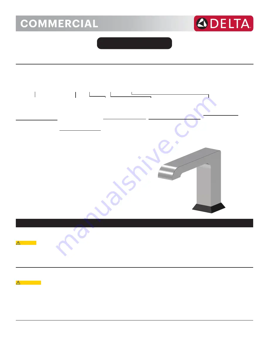 Delta TECK 63 Series Manual Download Page 1