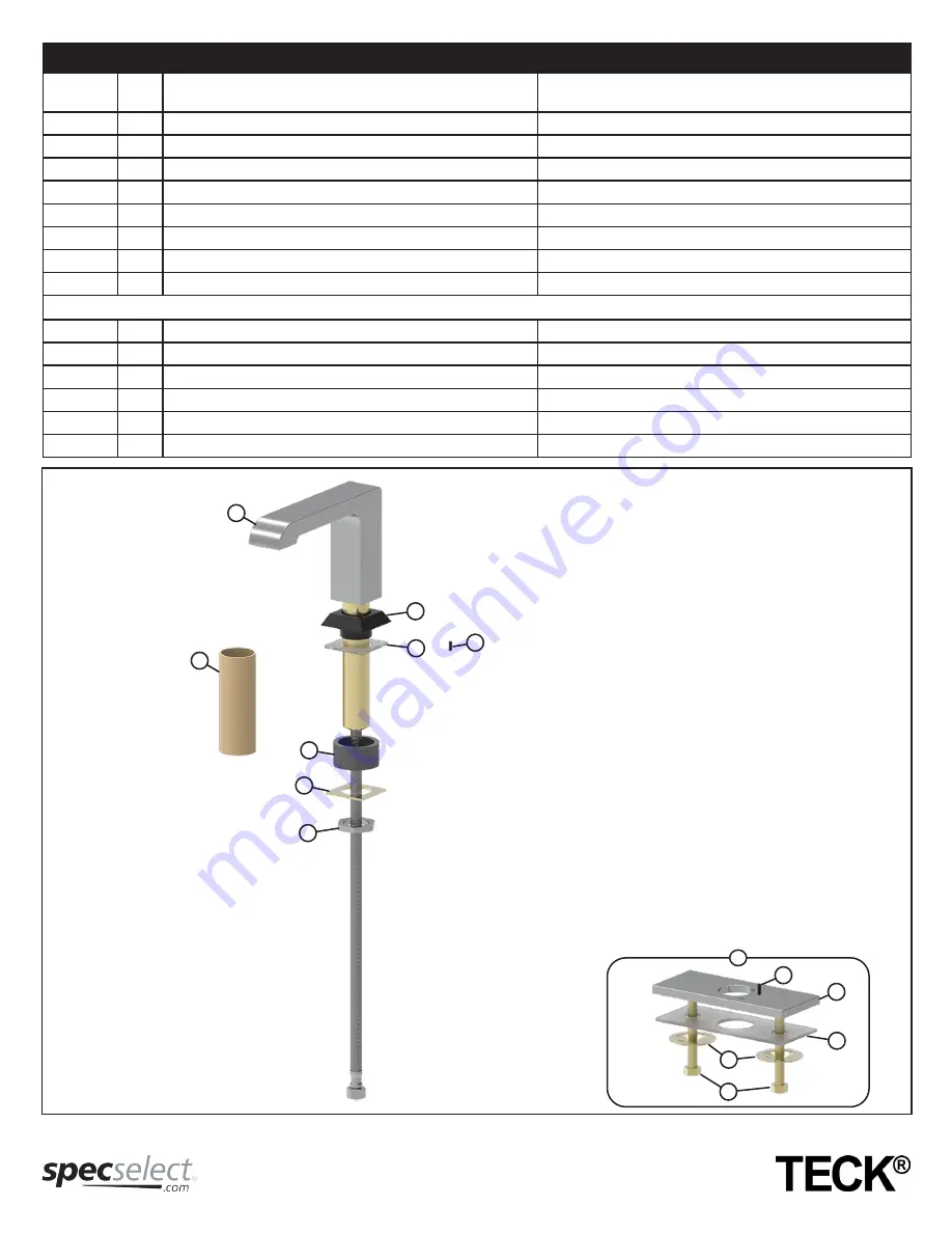 Delta TECK 63 Series Manual Download Page 3