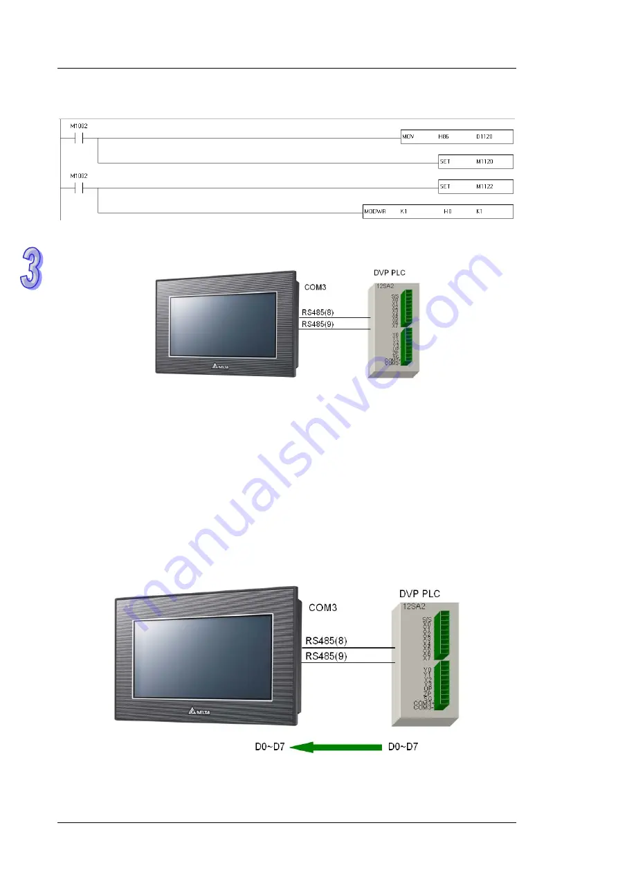 Delta TP70P Quick Start Manual Download Page 61