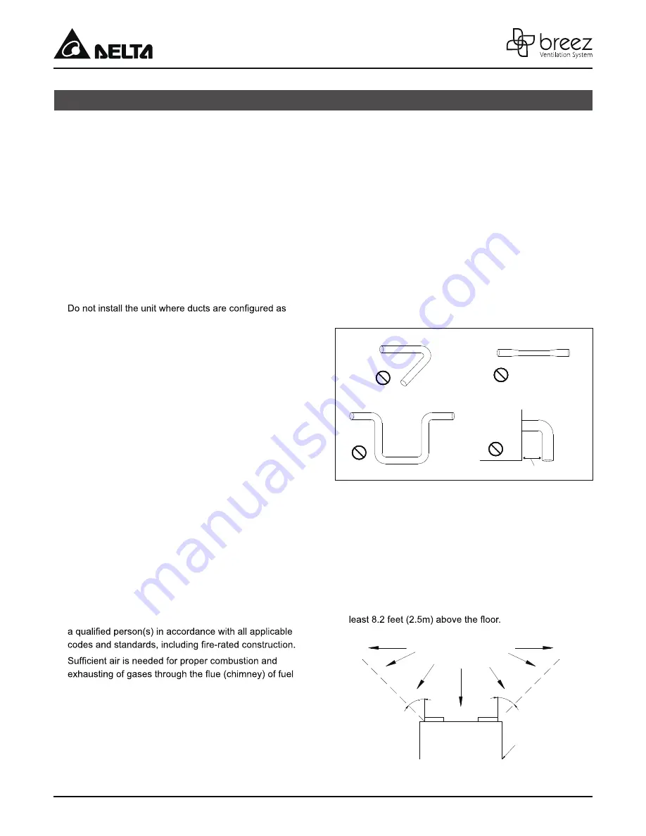 Delta VFB050B3A1 Instructions Manual Download Page 3