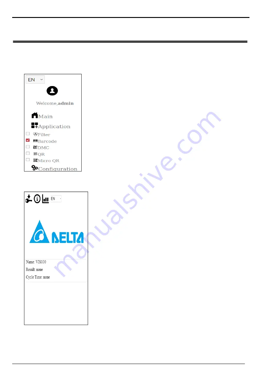 Delta VIS100-30G12D Operating Manual Download Page 17