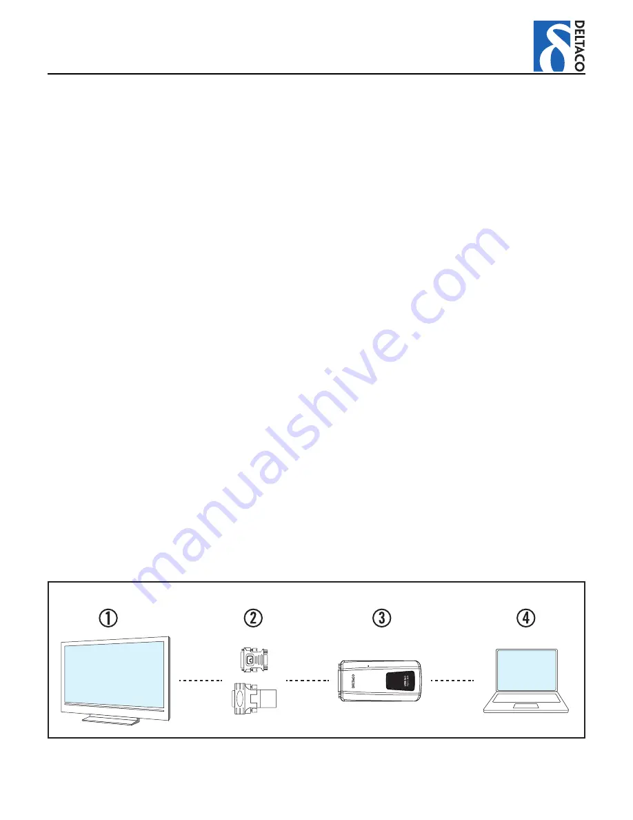 Deltaco USB3-DVI User Manual Download Page 4