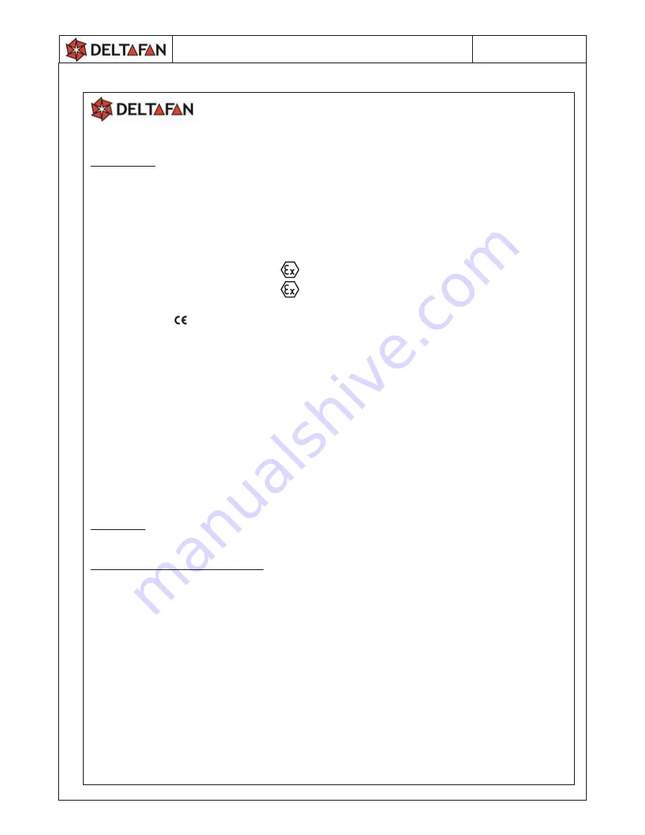 Deltafan 355/R/6-6/30/400/Ex Скачать руководство пользователя страница 14
