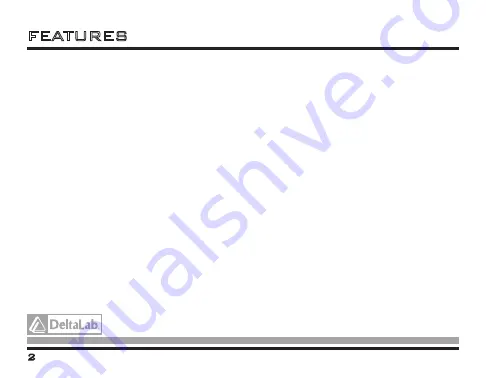 DeltaLab Digital Delay DD1 Owner'S Manual Download Page 4