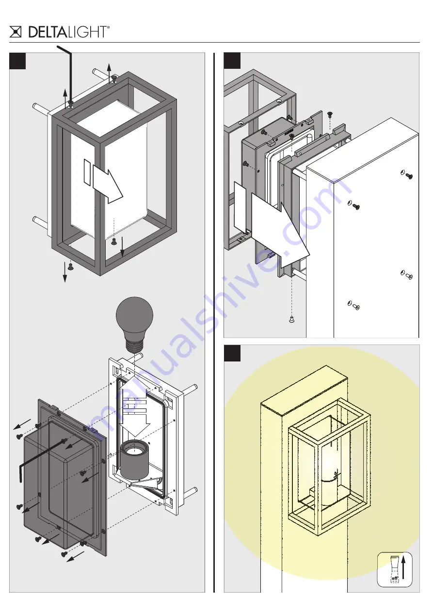 deltalight MONTUR M P 70 E27 Скачать руководство пользователя страница 3