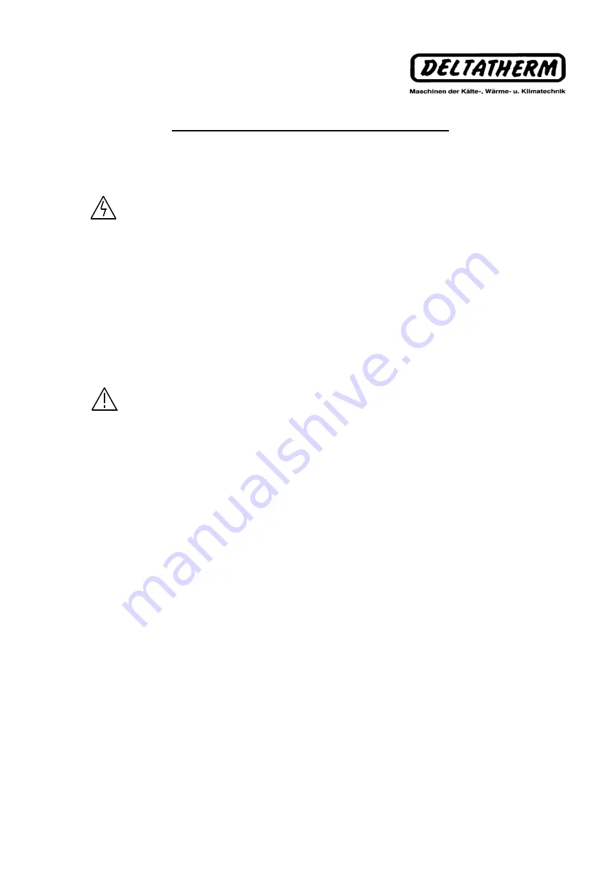 Deltatherm LT 5 Series Assembly Instructions Manual Download Page 15