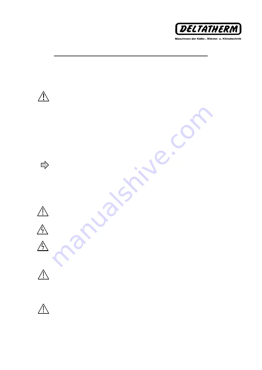 Deltatherm LT 5 Series Assembly Instructions Manual Download Page 16