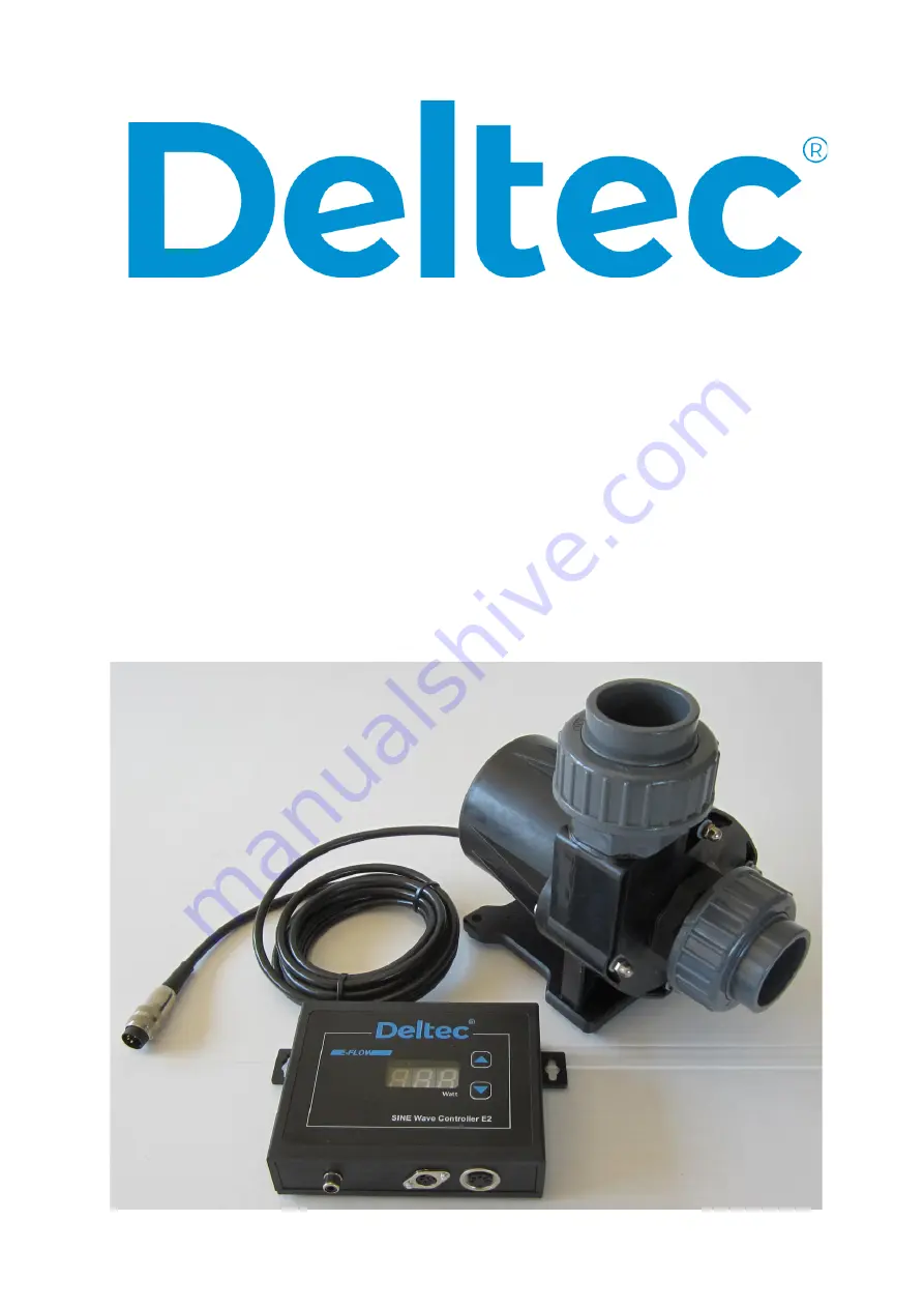 Deltec E-Flow24V Operating Instructions Manual Download Page 1