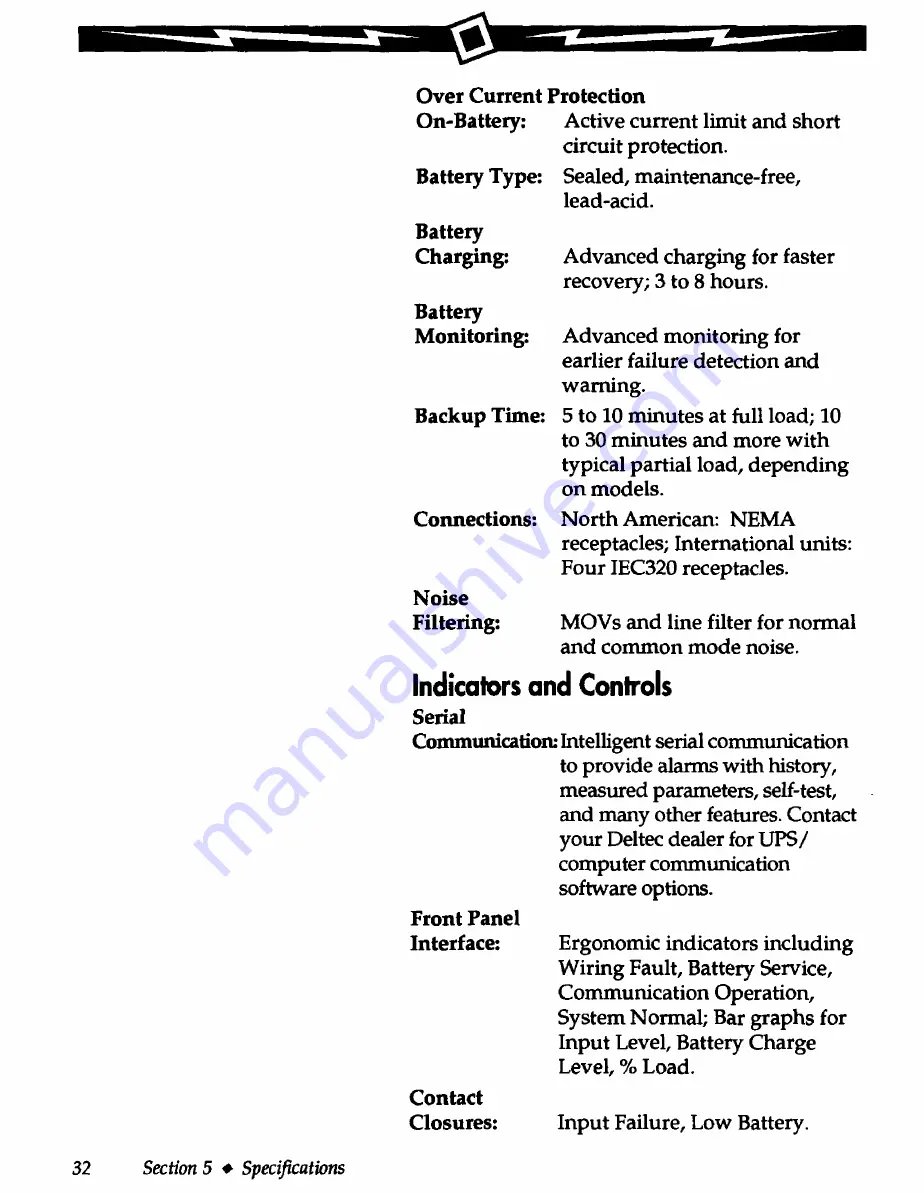 Deltec PowerRite Pro Owner'S Manual Download Page 34