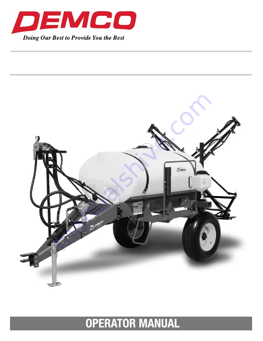 Demco HCM Operator'S Manual Download Page 1