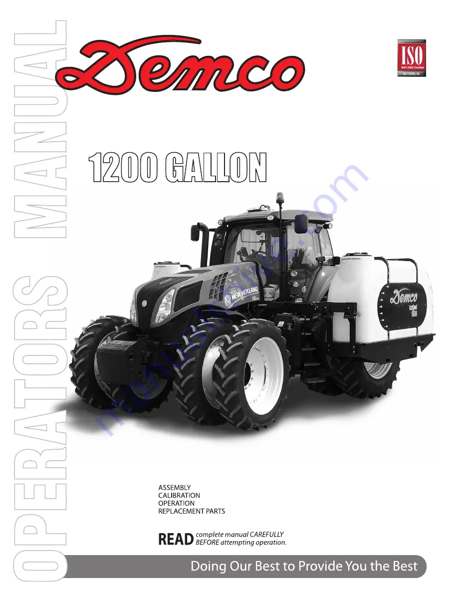 Demco SIDEQUEST Operator'S Manual Download Page 1