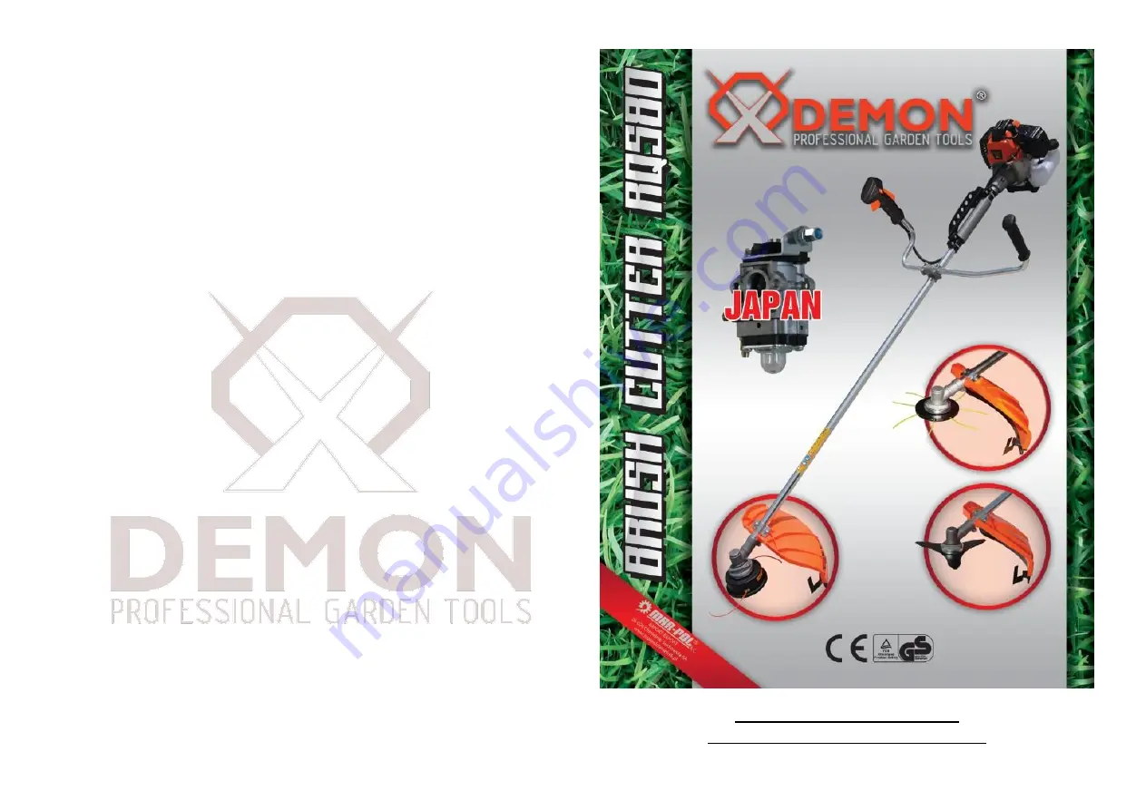 Demon RQ580 Manual Download Page 1