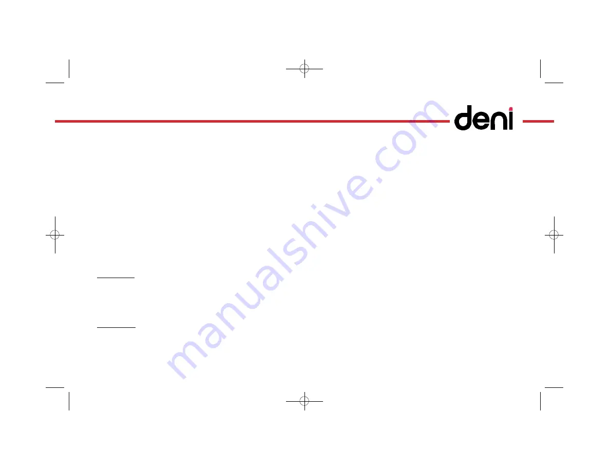 Deni 4882 Instructions For Proper Use And Care Manual Download Page 5