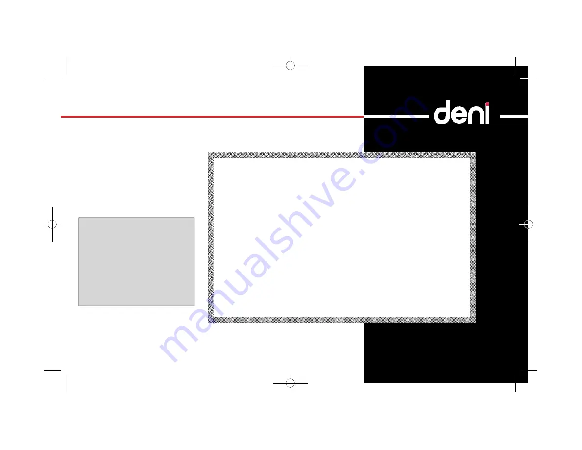 Deni 4882 Instructions For Proper Use And Care Manual Download Page 11