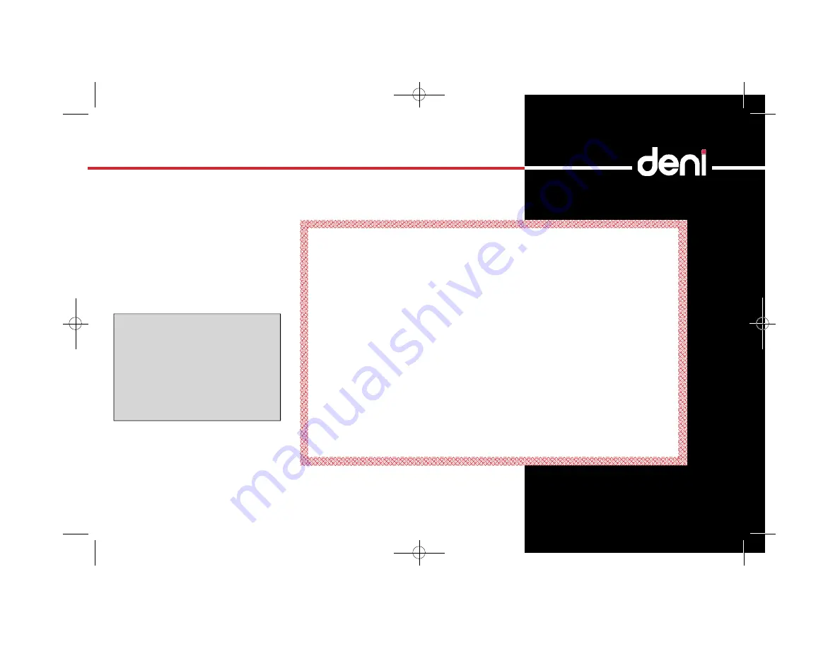 Deni 4882 Instructions For Proper Use And Care Manual Download Page 22