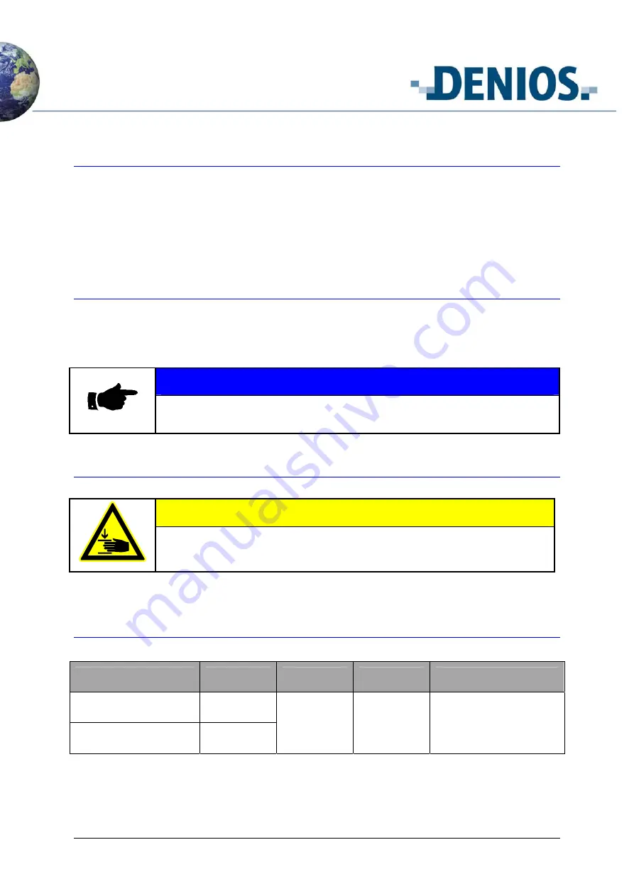 Denios DENSORB Station L User Manual Download Page 9